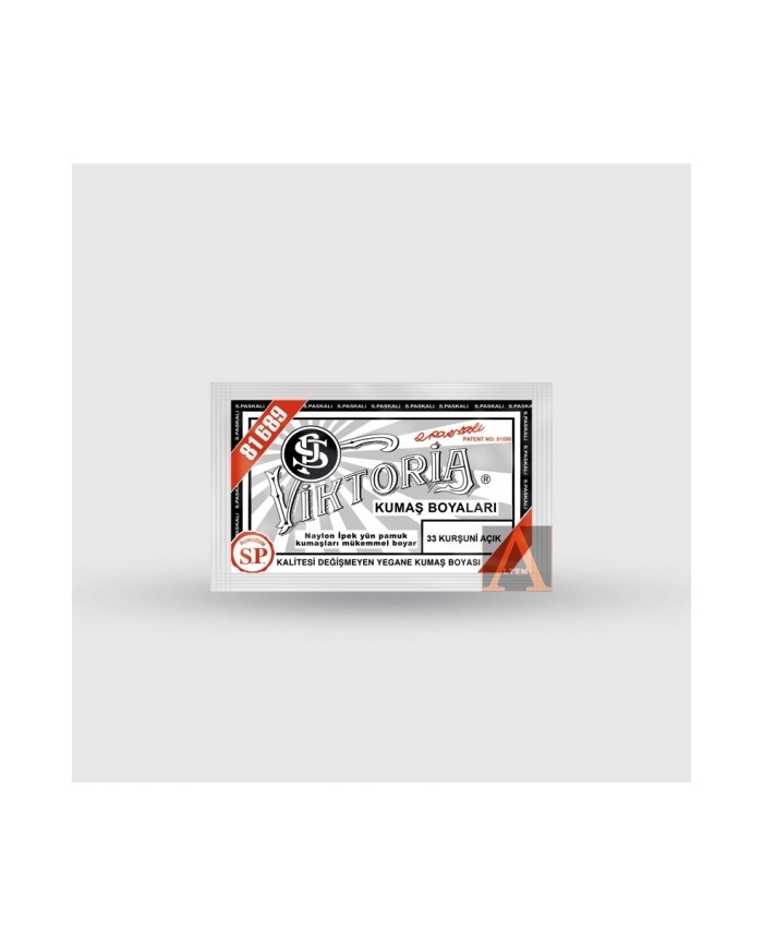 Toz Kumaş Boyası Açık Kurşuni V-33