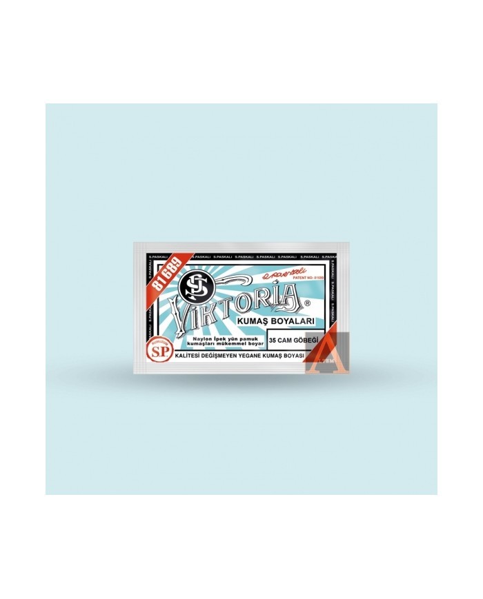 Toz Kumaş Boyası Cam Göbeği V-35