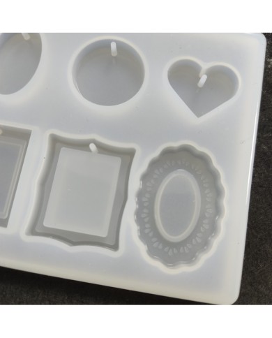 Reçine Epoksi Kalıbı - 6'li Kolye -Kod:971