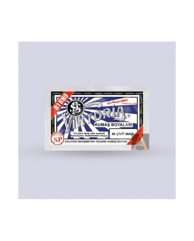 Toz Kumaş Boyası Çivit Mavi V-49