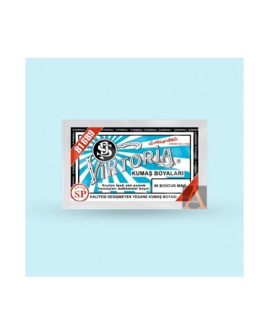 Toz Kumaş  Boyası Boncuk Mavi V-60