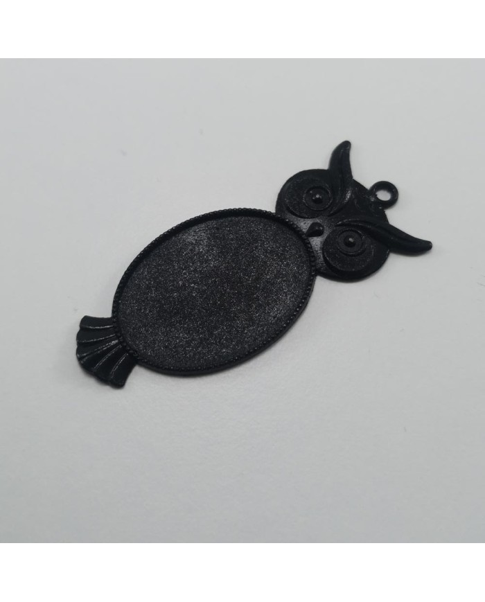 Metal Kolye Ucu - Baykuş 3