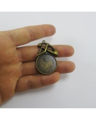 Metal Kolye Ucu - Figürlü