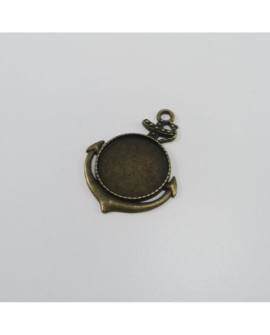 Metal Kolye Ucu - Çapa