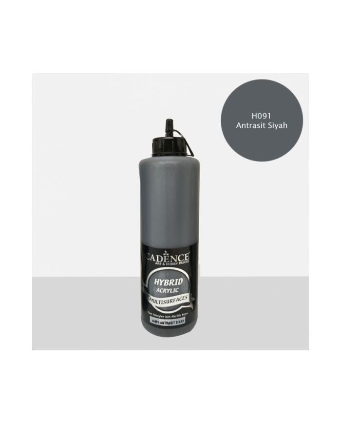 HYBRİT (MULTİSURFACE) BOYA ANTRASİT SİYAH 500 ML HH-91