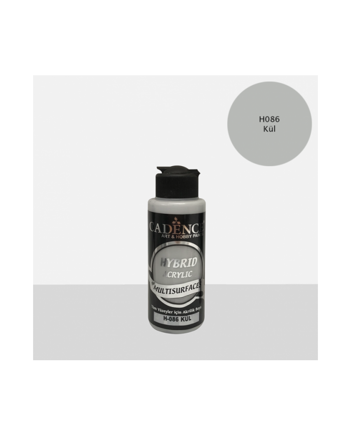 HYBRİT (MULTİ SURFACE) BOYA KÜL 120 ML H-086