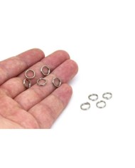 25 Gr/ 8mm Nikel -ÇİFT TURLU HALKA