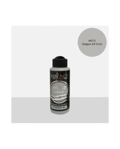 HYBRİT (MULTİ SURFACE) BOYA SOLGUN KİL GRİSİ 120 ML H-073