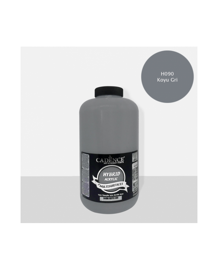 OPAK MULTİSURFACE (HYBRİD) BOYA 2 LİTRE H090 KOYU GRİ