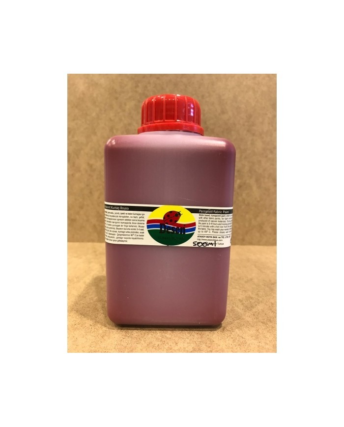 DESEN KUMAŞ BOYASI RUBİ KIRMIZI 500 ML