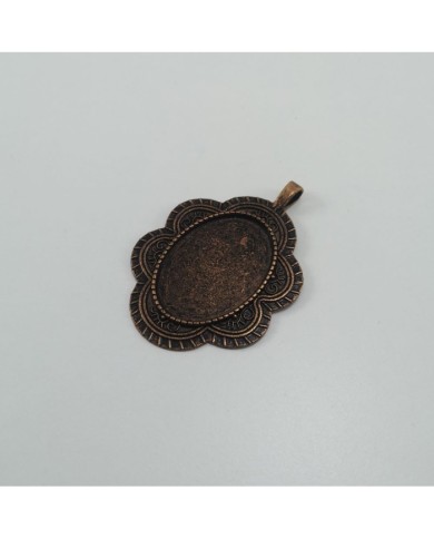 Metal Kolye Ucu - Çerçeve