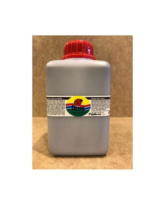DESEN KUMAŞ BOYASI HAZIR GÜMÜŞ YALDIZ 500 ML