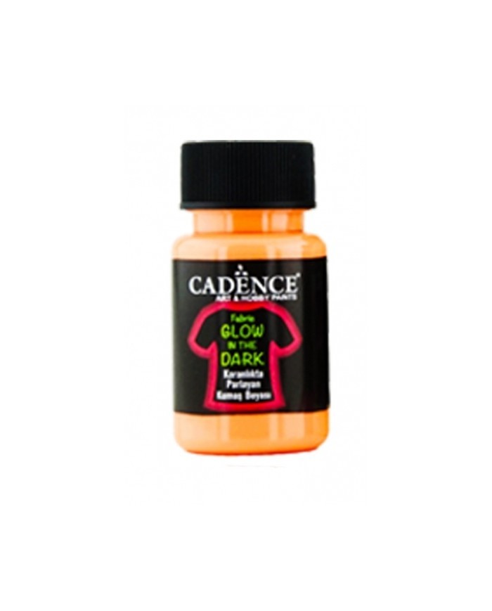 Karanlıkta Parlayan Kumaş Boyası Turuncu 50ML