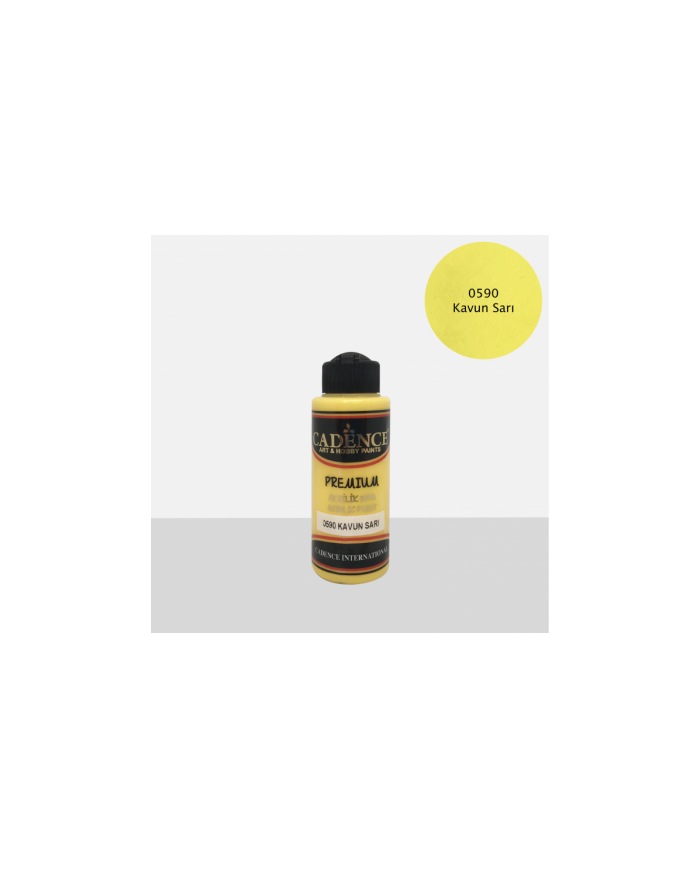 PREMİUM AKRİLİK BOYA KAVUN SARI 70 ML. - 0590