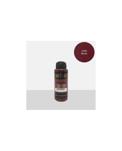 PREMİUM AKRİLİK BOYA BORDO 70 ML. - 2000