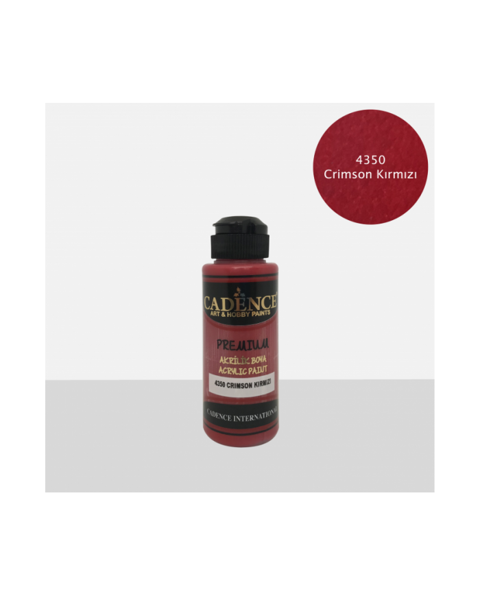 PREMİUM AKRİLİK BOYA CRIMSON KIRMIZI 70 ML. - 4350