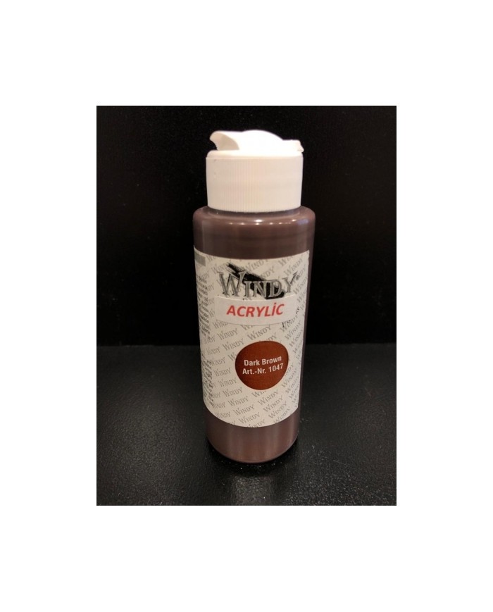 WİNDY AKRİLİK BOYA - KOYU KAHVE 70 ML