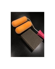 10 CM İZ BIRAKMAYAN RULO FIRÇA SET (2'Lİ) + ZIMPARA