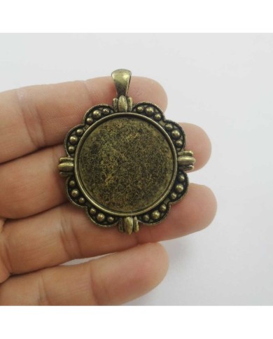 Metal Kolye Ucu - Çerçeve