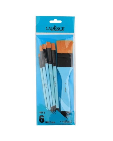 CADENCE 6'LI FIRÇA SETİ ( SET 2 )