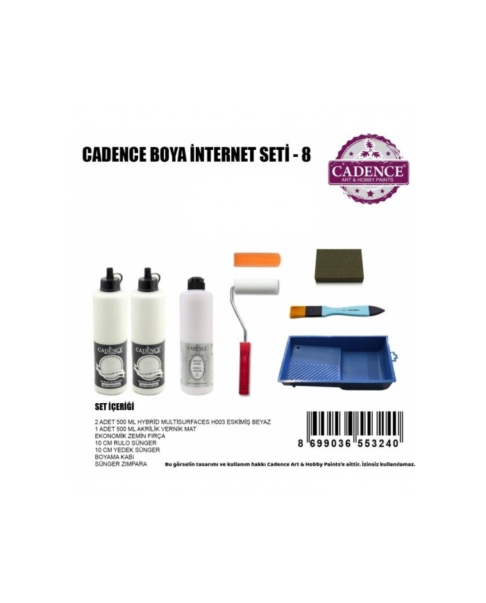 CADENCE MULTİSURFACE BOYAMA SETİ-8