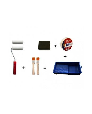 10cm Sünger Rulo Fırça Seti