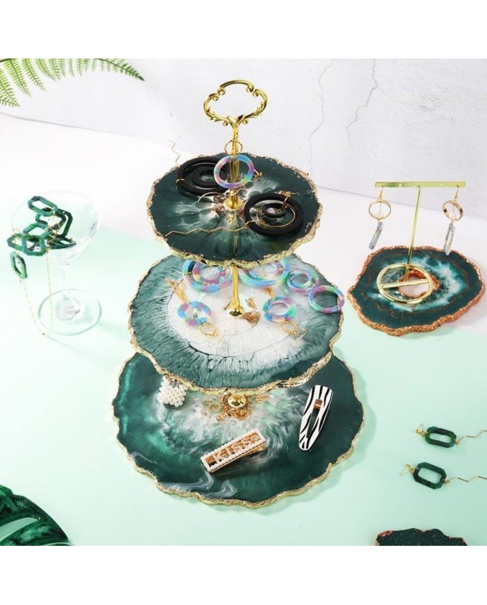 Yuvarlak Kek stand (sadece Kalıp) - Reçine Epoksi ve Beton Silikon Kalıp -Kod:209