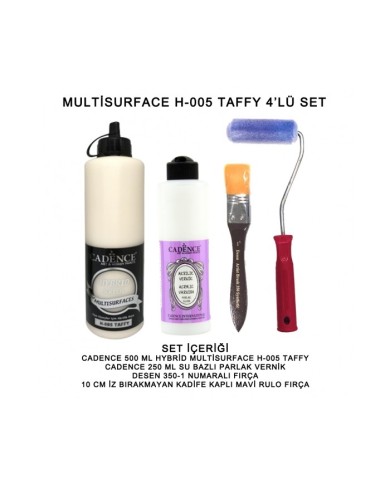 500ML H:05 TAFFY HYBRİD + 250ML PARLAK VERNİK 4'LÜ SET