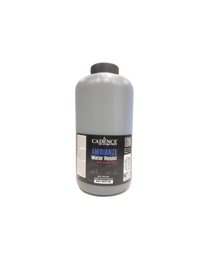 AW021 KOYU GRİ AMBİANTE ISLAK ZEMİN BOYASI 2 LİTRE + KATALİZÖR 80GR