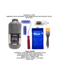 2 LİTRE AMBİANTE 023 ANTRASİT SİYAH SET