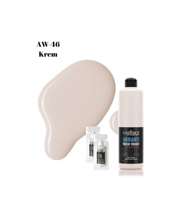 AW46 Krem Ambiante Islak Zemin Boyası 500ML + Katalizör 20GR