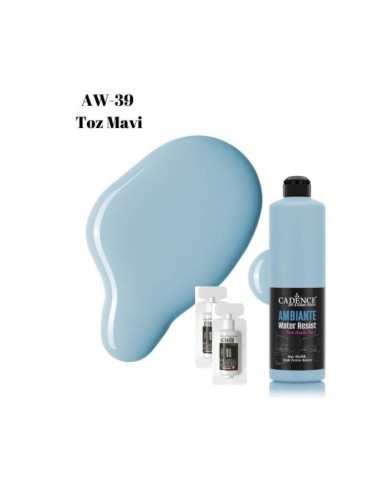 AW39 Toz Mavi Ambiante Islak Zemin Boyası 500ML + Katalizör 20GR