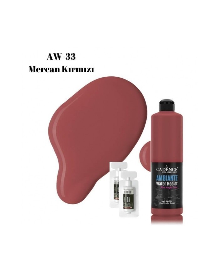 AW33 Mercan Ambiante Islak Zemin Boyası 500ML + Katalizör 20GR