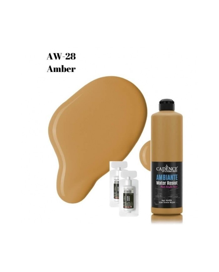 AW28 Amber Ambiante Islak Zemin Boyası 500ML + Katalizör 20GR