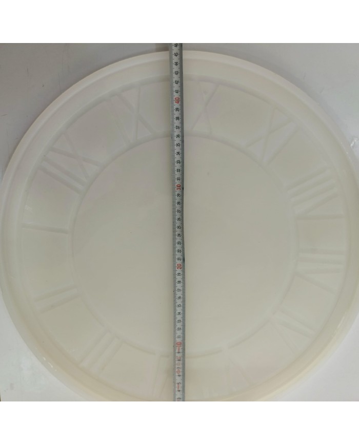 Roma Rakamlı Silikon Saat Kalıbı – 45 mm İç Çap | 46 mm Dış Çap | 1 cm Derinlik