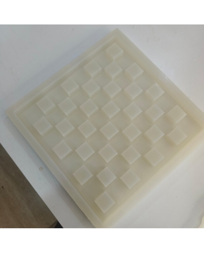 Satranç – Dama Silikon Kalıbı | 30 x 30 cm | 2 cm Derinlik