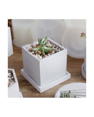 Reçine Epoksi ,Beton Kalıbı Bardak Altı Kare - Kod: 21