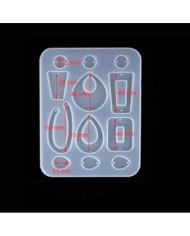 EPOKSİ REÇİNE SİLİKON KALIP - ÇOKLU KÜPE - 211