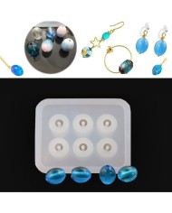 Arpa Boncuk Tesbih Kalıbı Model 12 mm  Kehribar Model Epoksi Kalıp -Kod:162