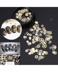 Mekanizma Metal Pul  Epoksi Ve Tırnak Süsleme