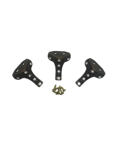 Epoksi Tepsi Tesbih Kutusu Ayakları - Siyah