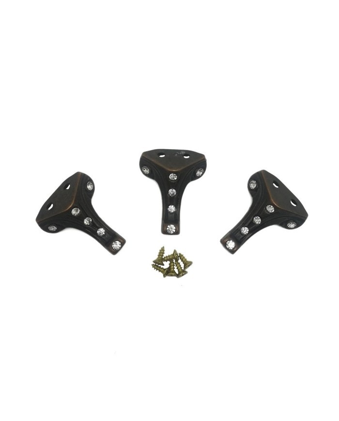 Epoksi Tepsi Tesbih Kutusu Ayakları - Siyah