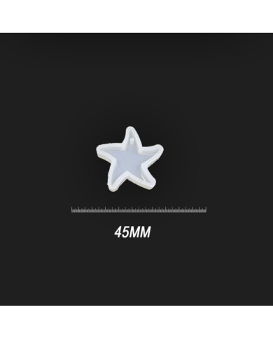 Reçine Epoksi Kalıp Kolye Anahtarlık Deniz Yıldızı - A15