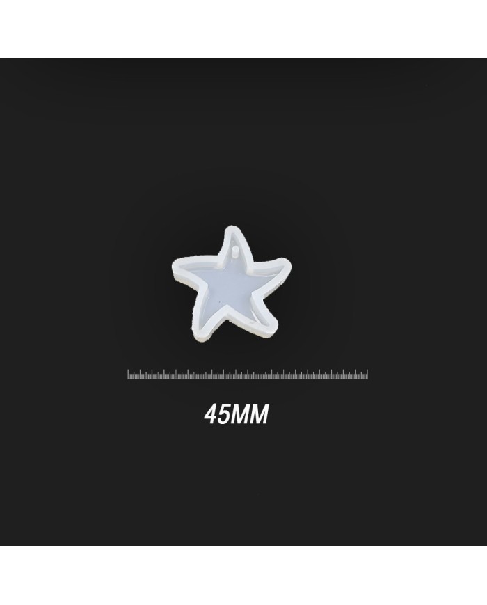 Reçine Epoksi Kalıp Kolye Anahtarlık Deniz Yıldızı - A15