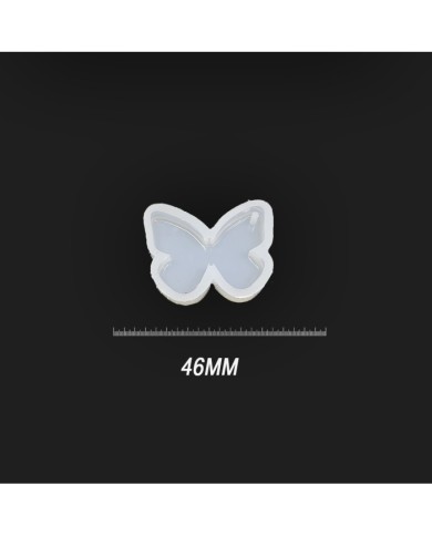 Reçine Epoksi Kalıp Kolye Anahtarlık Kelebek - A9