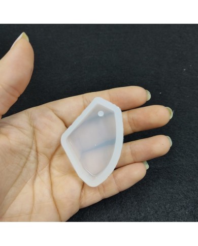 Reçine Epoksi Kalıp Kolye Anahtarlık  Oval Süsleme - A10