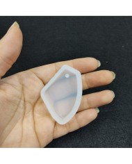 Reçine Epoksi Kalıp Kolye Anahtarlık  Oval Süsleme - A10