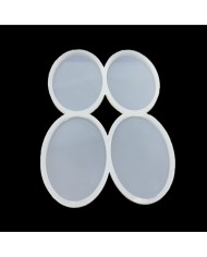 Dörtlü Oval Kalıp - Reçine Epoksi Kalıp - ÇB6