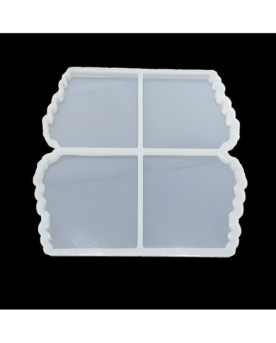 Dörtlü Bardakaltı Kalıp - Reçine Epoksi Kalıp -ÇB4