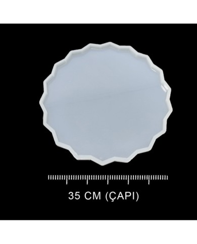 Tepsi Reçine Epoksi Kalıp - Güneş - T3